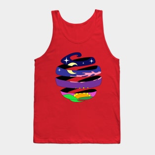 Sunset spiral Tank Top